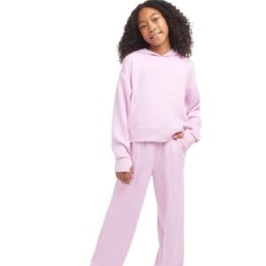 ✨ NWT Danskin Youth Girls Pink Hoodie 7/8 & 10/12 Relaxed Cozy Fleece Pullover